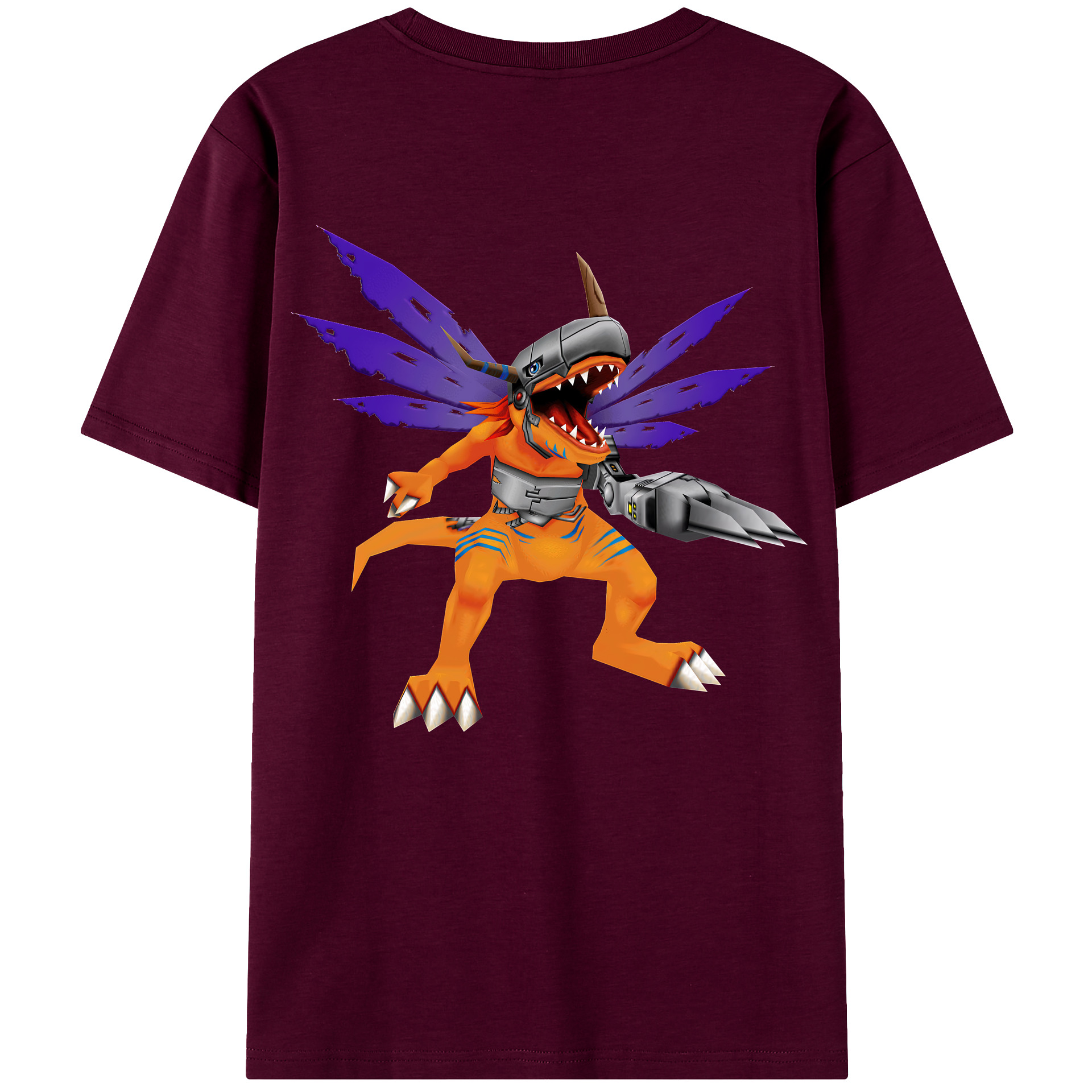 （画像用） Digimon デジタルモンスター/デジモン レディース半袖Tシャツ(バックプリント)